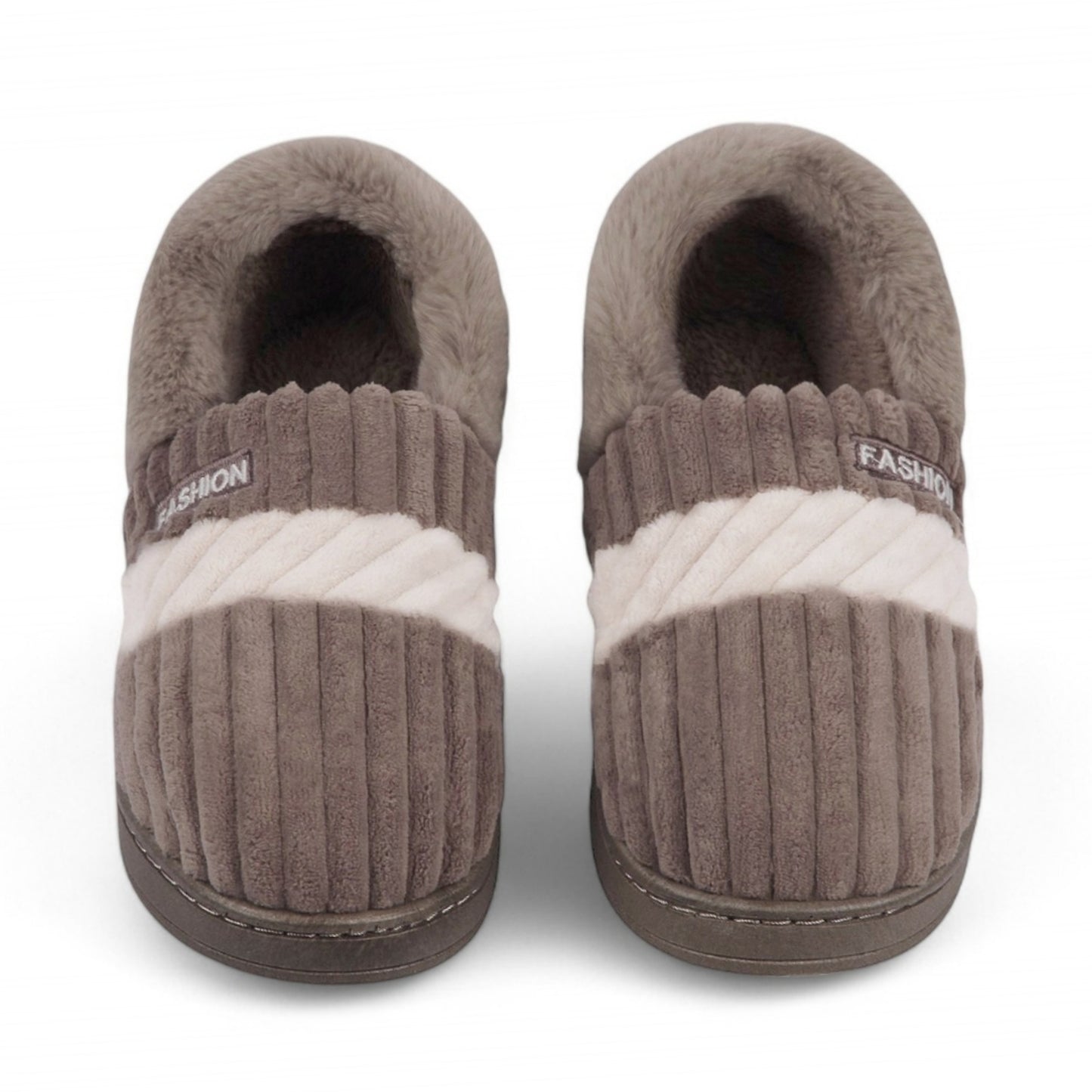 Warm Closed Toe House Slippers for Winter