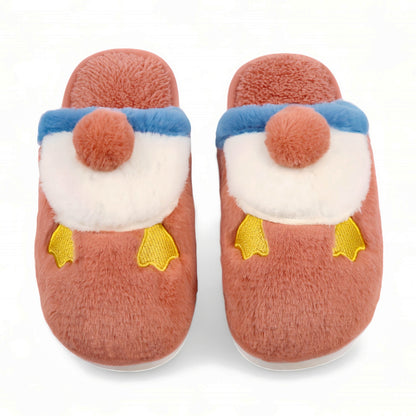 Pantuflas de pato suaves para el invierno.