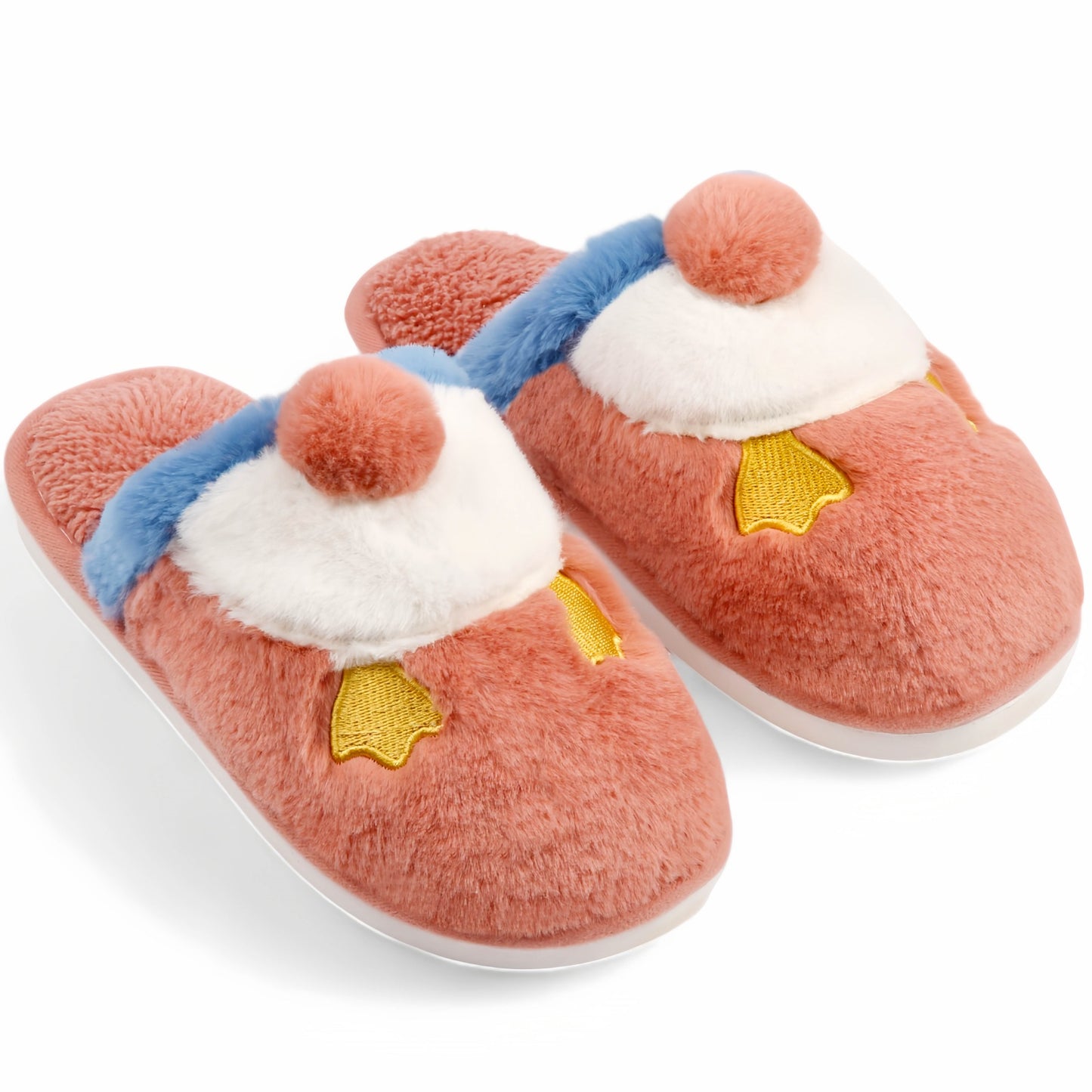 Pantuflas de pato suaves para el invierno.