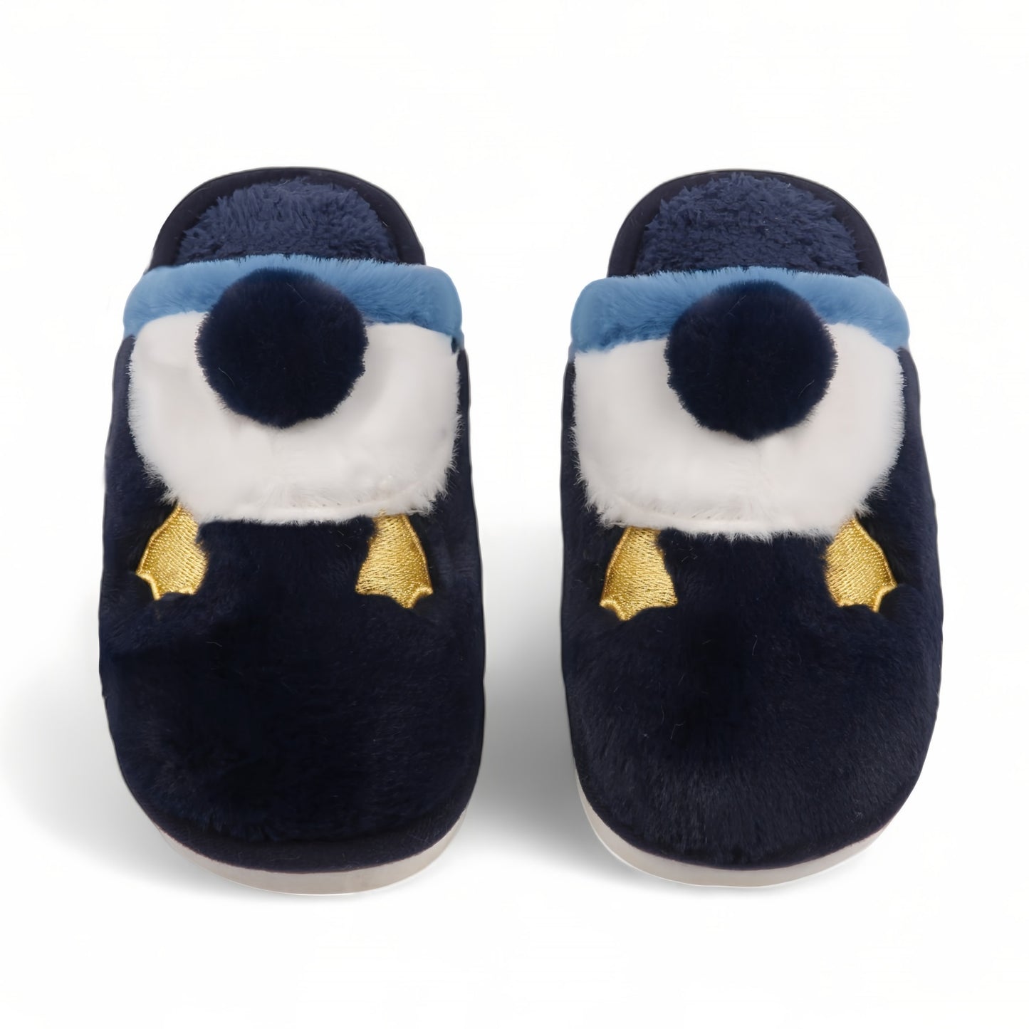 Pantuflas de pato suaves para el invierno.