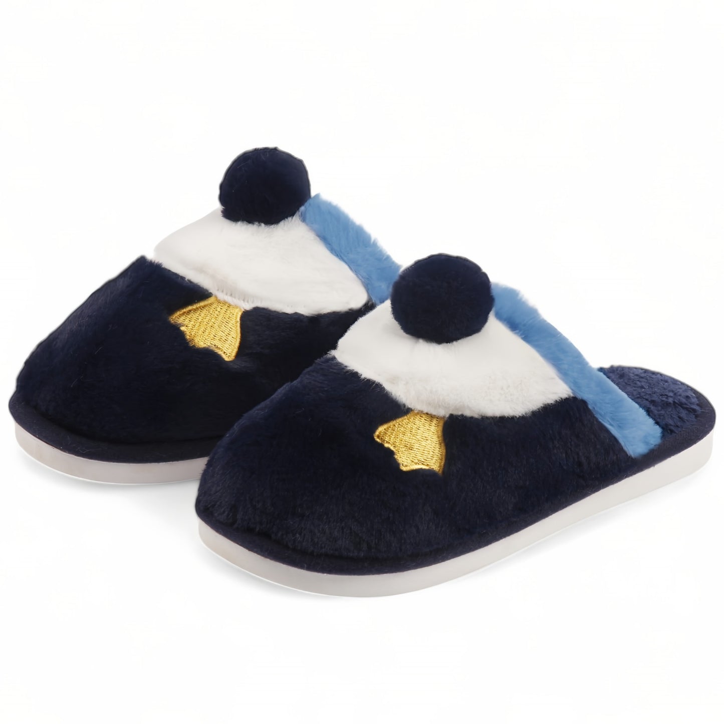 Pantuflas de pato suaves para el invierno.