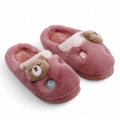 Zapatilla de casa con oso - Unisex