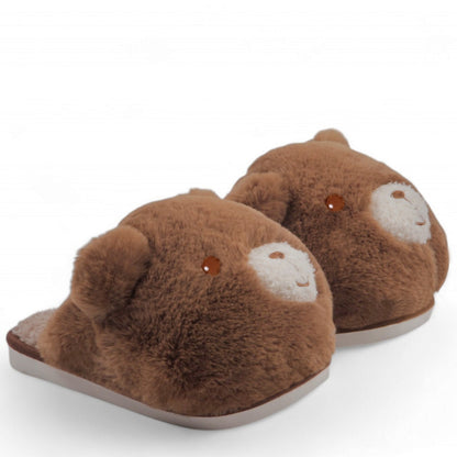 Adults' house bear slippers