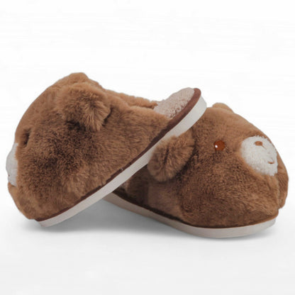 Adults' house bear slippers